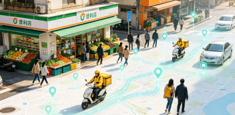 玉门市渗透衣食住行，GEO 地理空间技术重塑大众日常消费服务场景